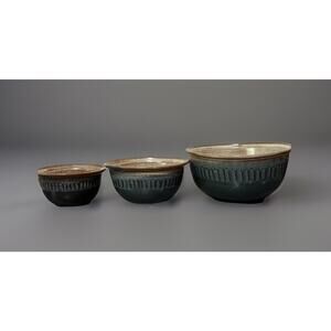Lot Of Pottery Bowls, Some Are Hess, Some Are Unbranded.